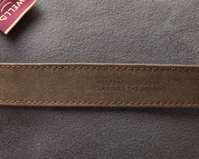 Załaduj obraz do przeglądarki galerii, Uchwyt wykonany ze skóry wegańskiej w dużym szarym wałku gryczanym