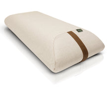 Załaduj obraz do przeglądarki galerii, poduszka kopertowa z pianki poliuretanowej w pokrowcu z lnu i bawełny w kolorze piaskowym